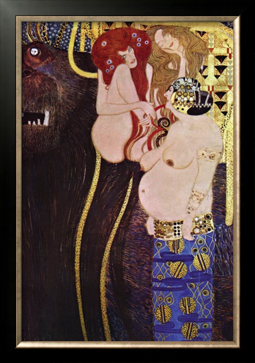 The Beethoven Frieze - Gustav Klimt Paintings